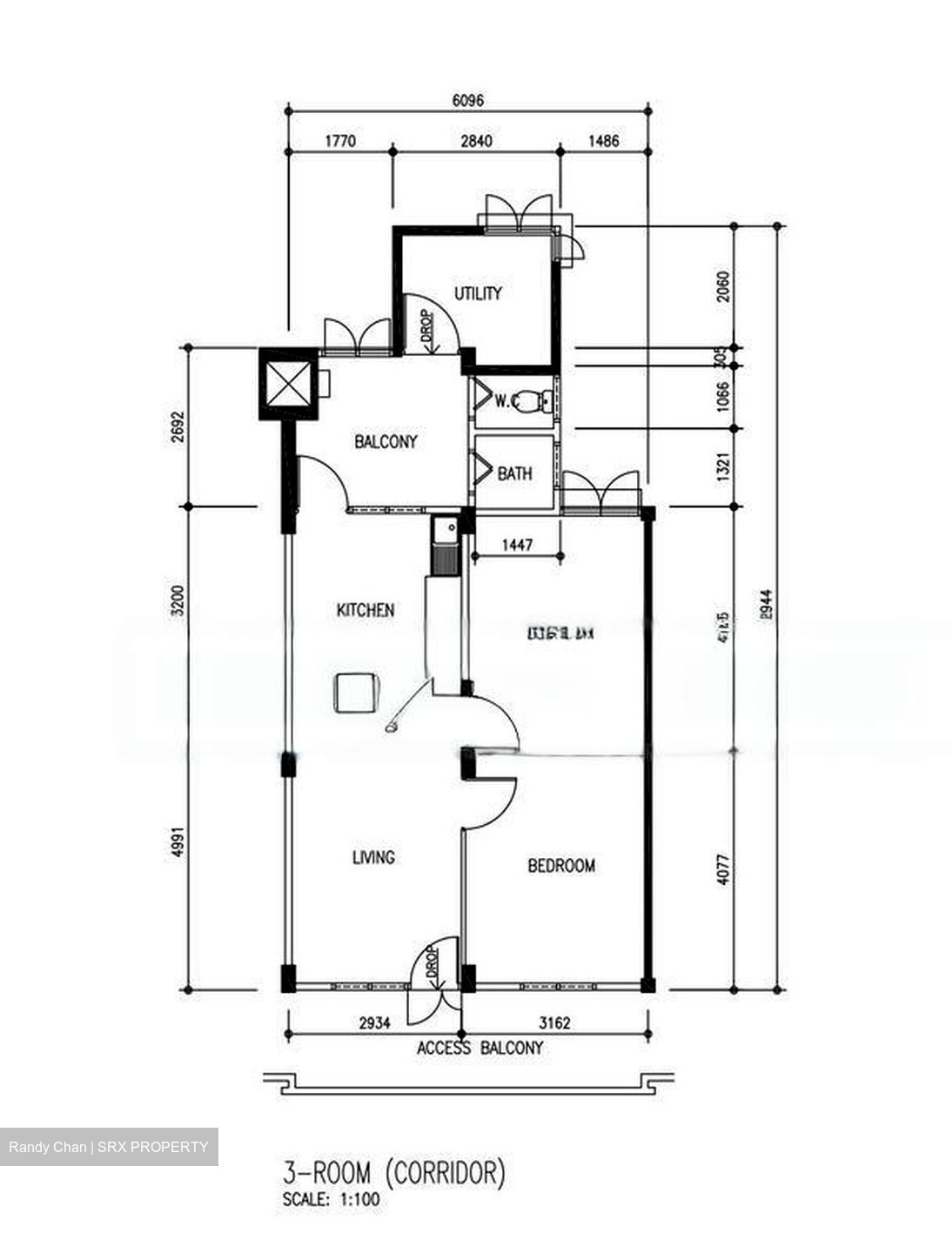 Blk 23 Bendemeer Ville (Kallang/Whampoa), HDB 3 Rooms #490838231